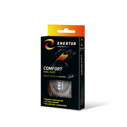 Enertor Comfort Heel Cup packaging
